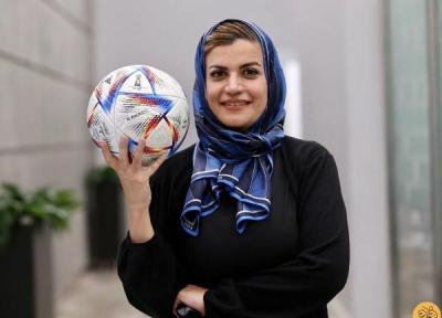 زن ایرانی مسئول مراقبت از بازیکنان مراکش و امریکا